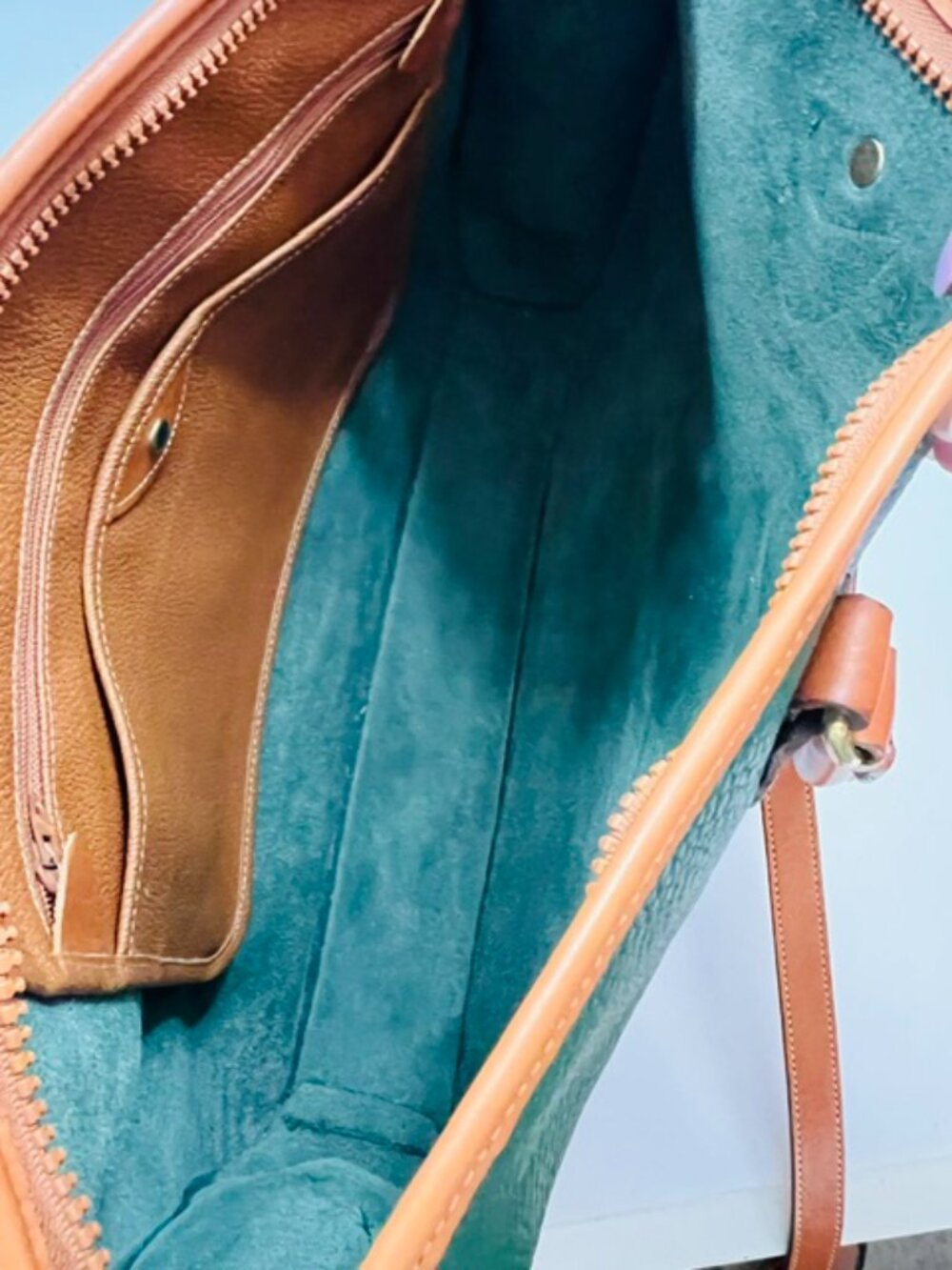 Dooney & Bourke All-Weather Leather Briefcase Messenger Bag Vintage 1980s EUC - Picture 12 of 14